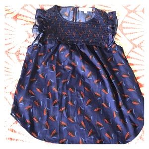 LOFT sleeveless blouse